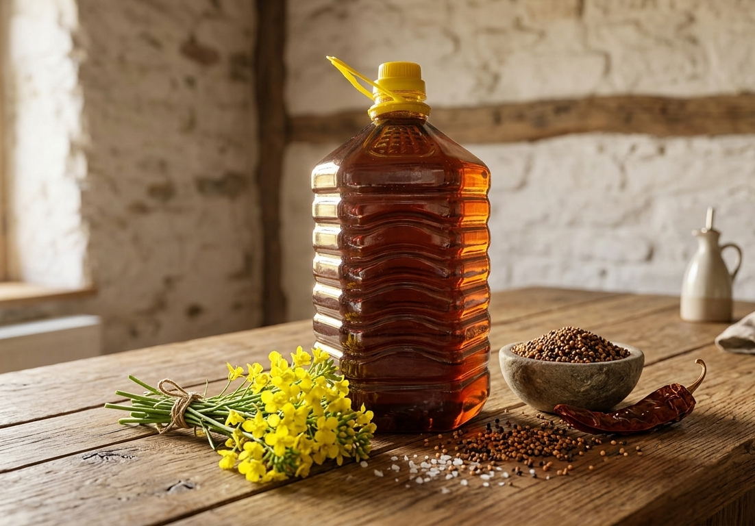 MUSTARD OIL: 5 Lt Bottle