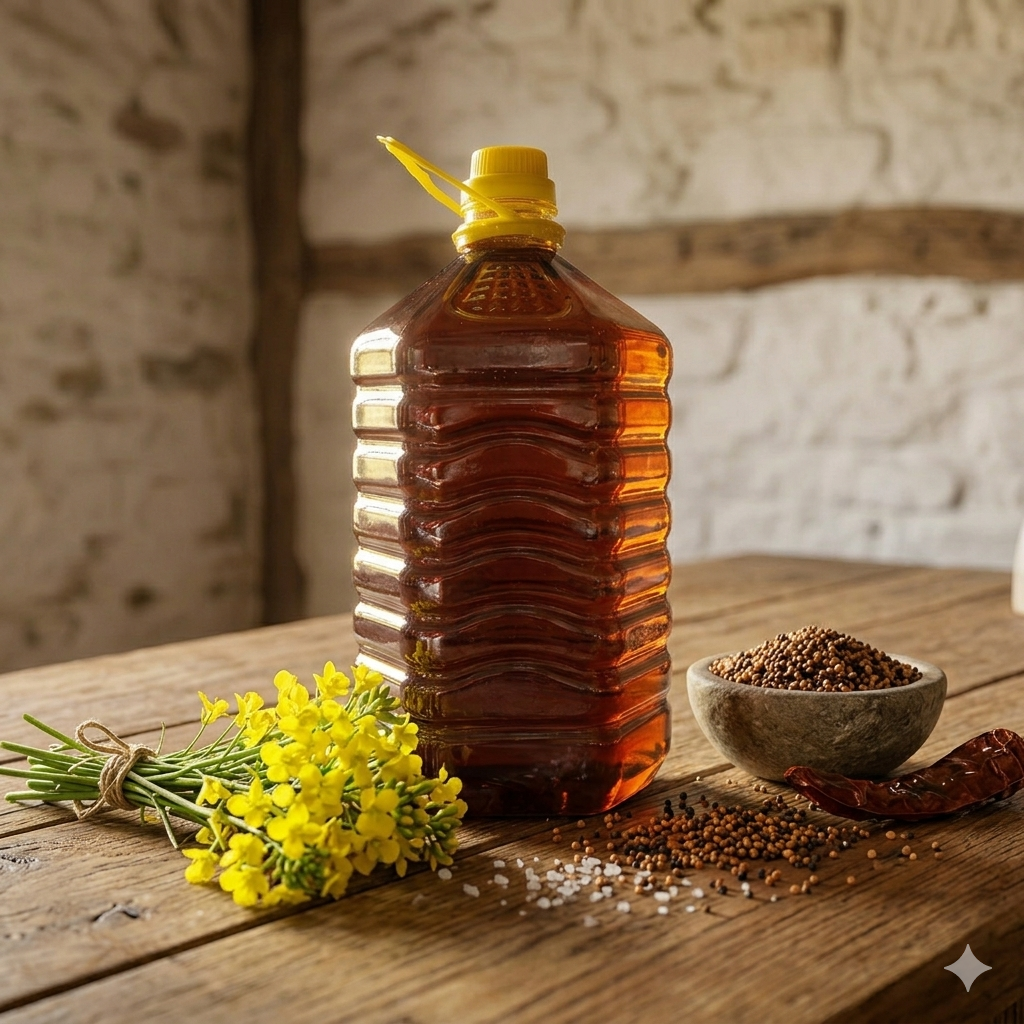 MUSTARD OIL: 5 Lt Bottle